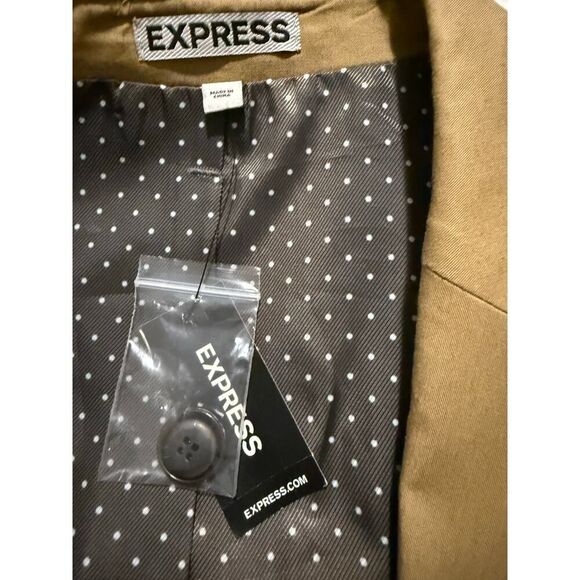 EXPRESS NWT PHOTOGRAPHER FITTED BLAZER SIZE 38R MSRP: $228 - Picture 6 of 8